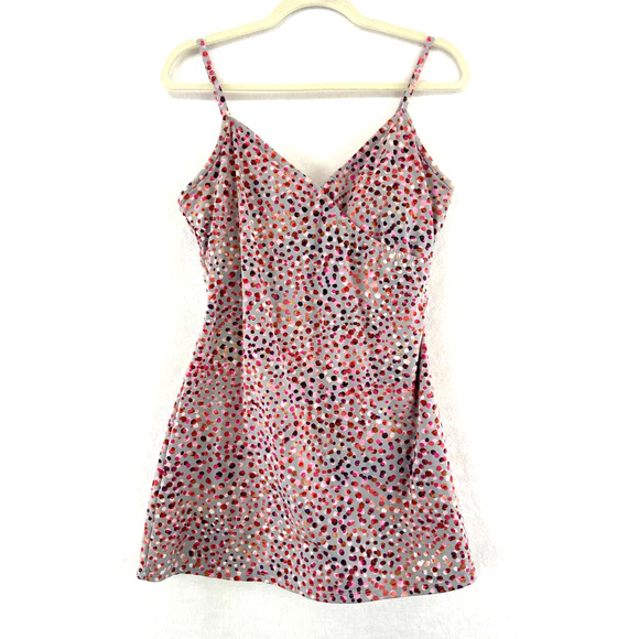 Hill Swim Hill Pink Swimsuit Wrap Front Swim Dress Sz